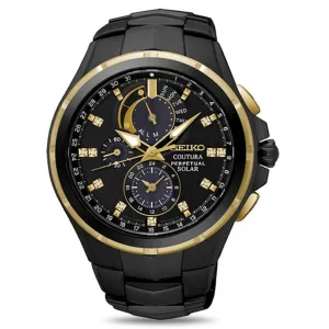 Seiko Coutura Black Dial Men 44mm