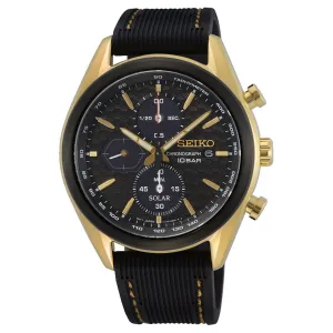 Seiko Discover More Black Dial Men 41.4mm
