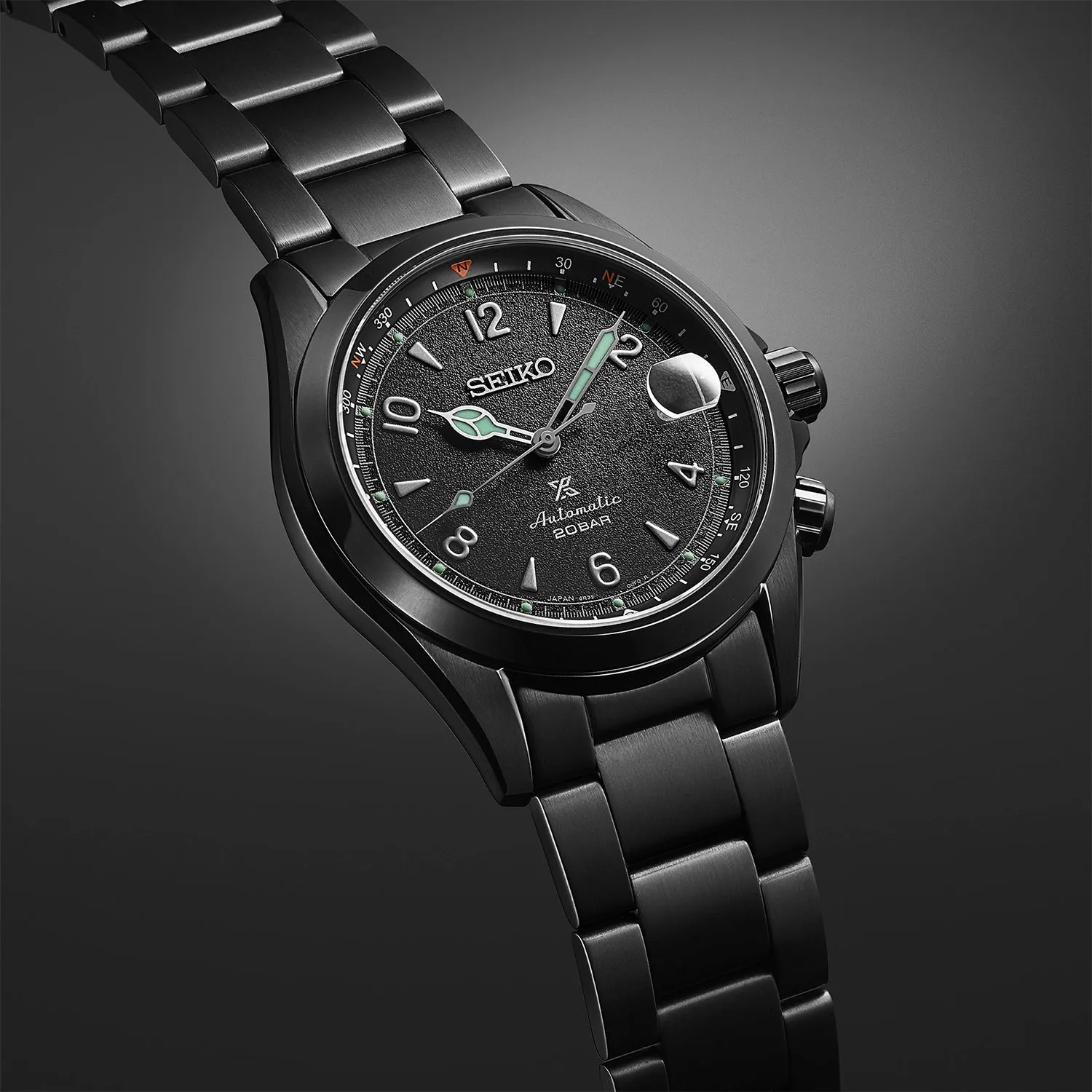 Seiko Prospex Alpinist The Black Series Limited Edition "Night Vision" Automatic – SPB337