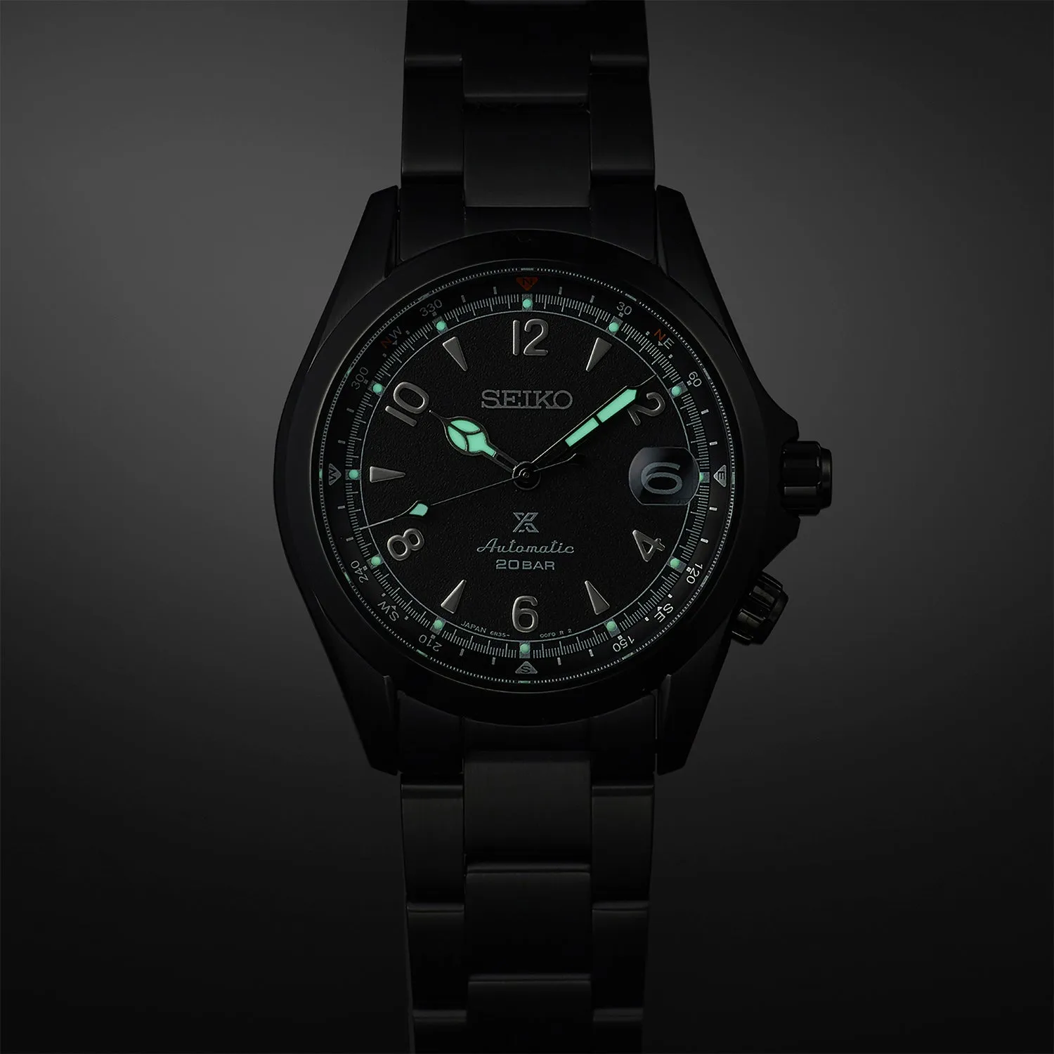 Seiko Prospex Alpinist The Black Series Limited Edition "Night Vision" Automatic – SPB337