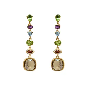 SemiPrecious Stone Drop Earrings