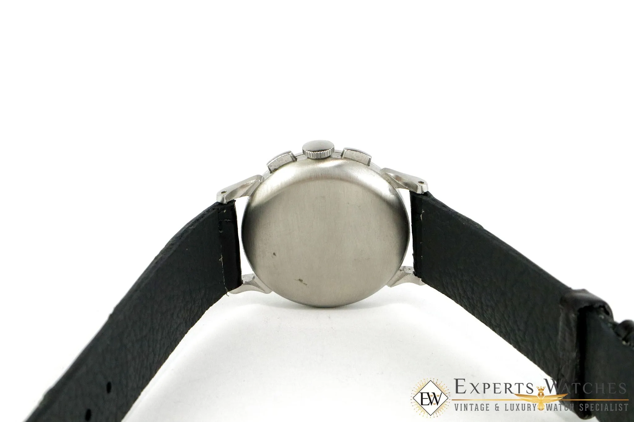 Serviced 1940's Omega 2277 Chronograph Watch Cal 27 Cal 321 Fancy Lug