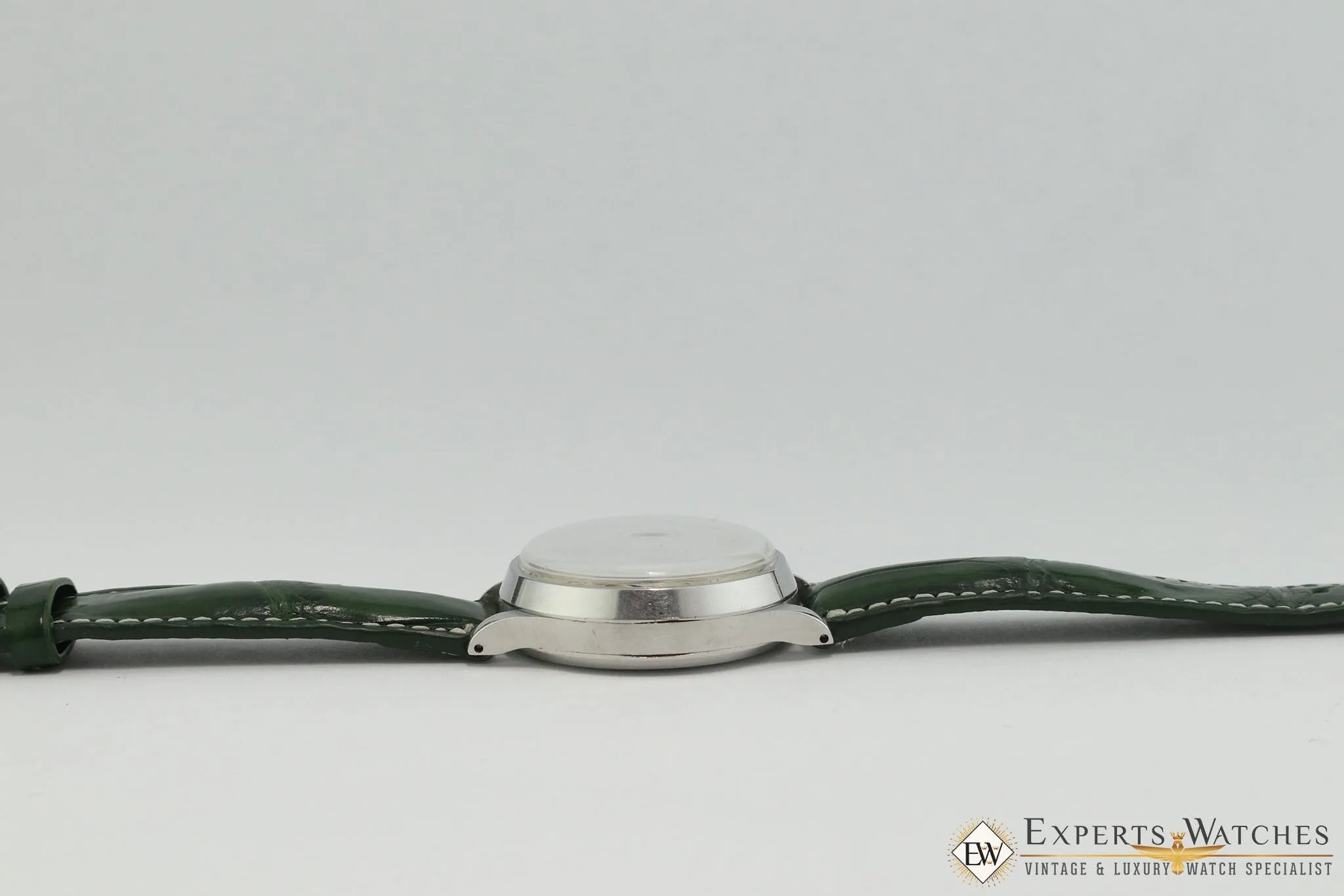 Serviced 1940's Vintage Heuer 345 Big Eye Chronograph Valjoux 71 Pre-Carrera