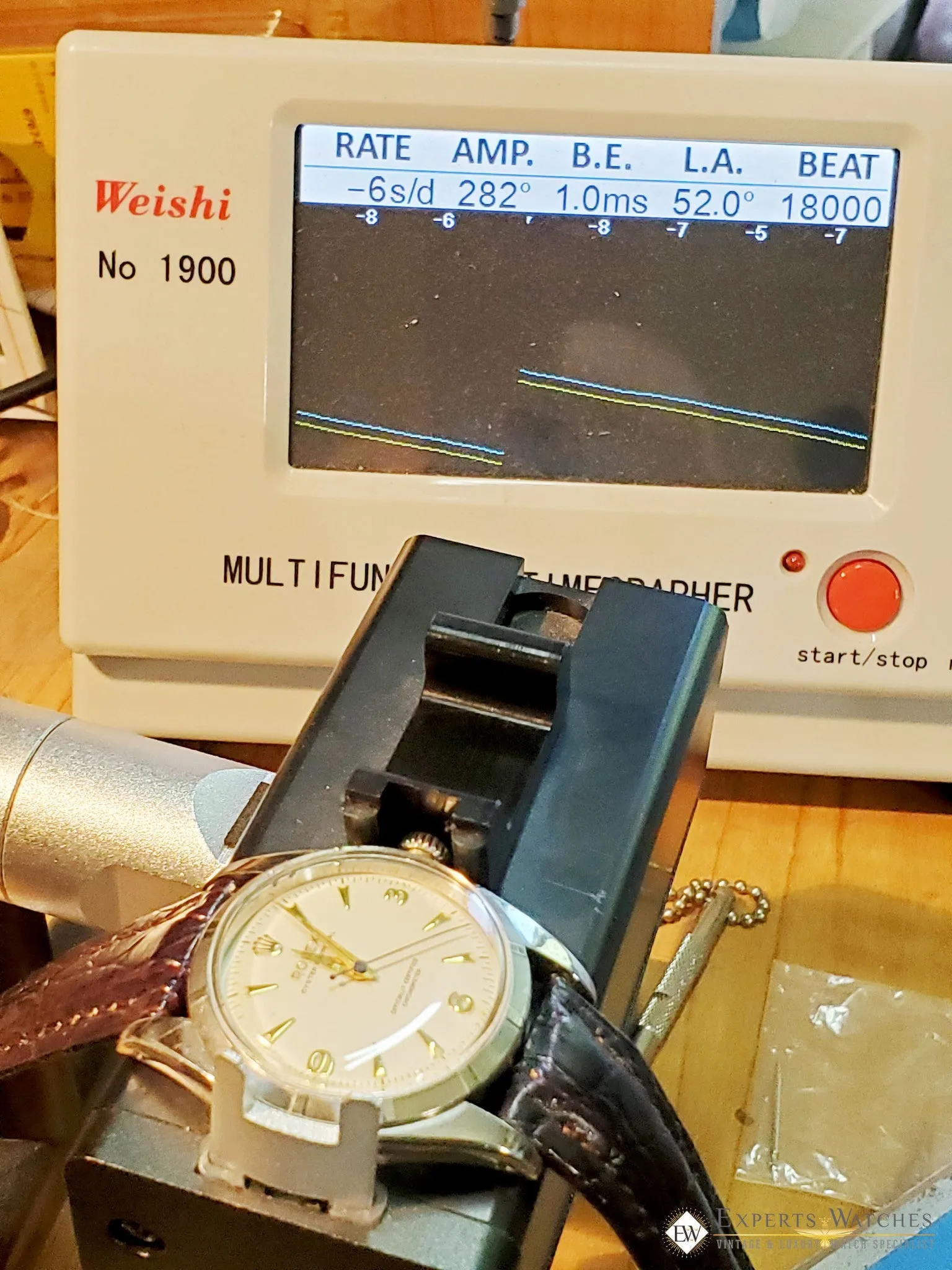 Serviced 1954 Vintage Rolex Oyster Perpetual Chronometer Cal 1030 watch Ref 6581