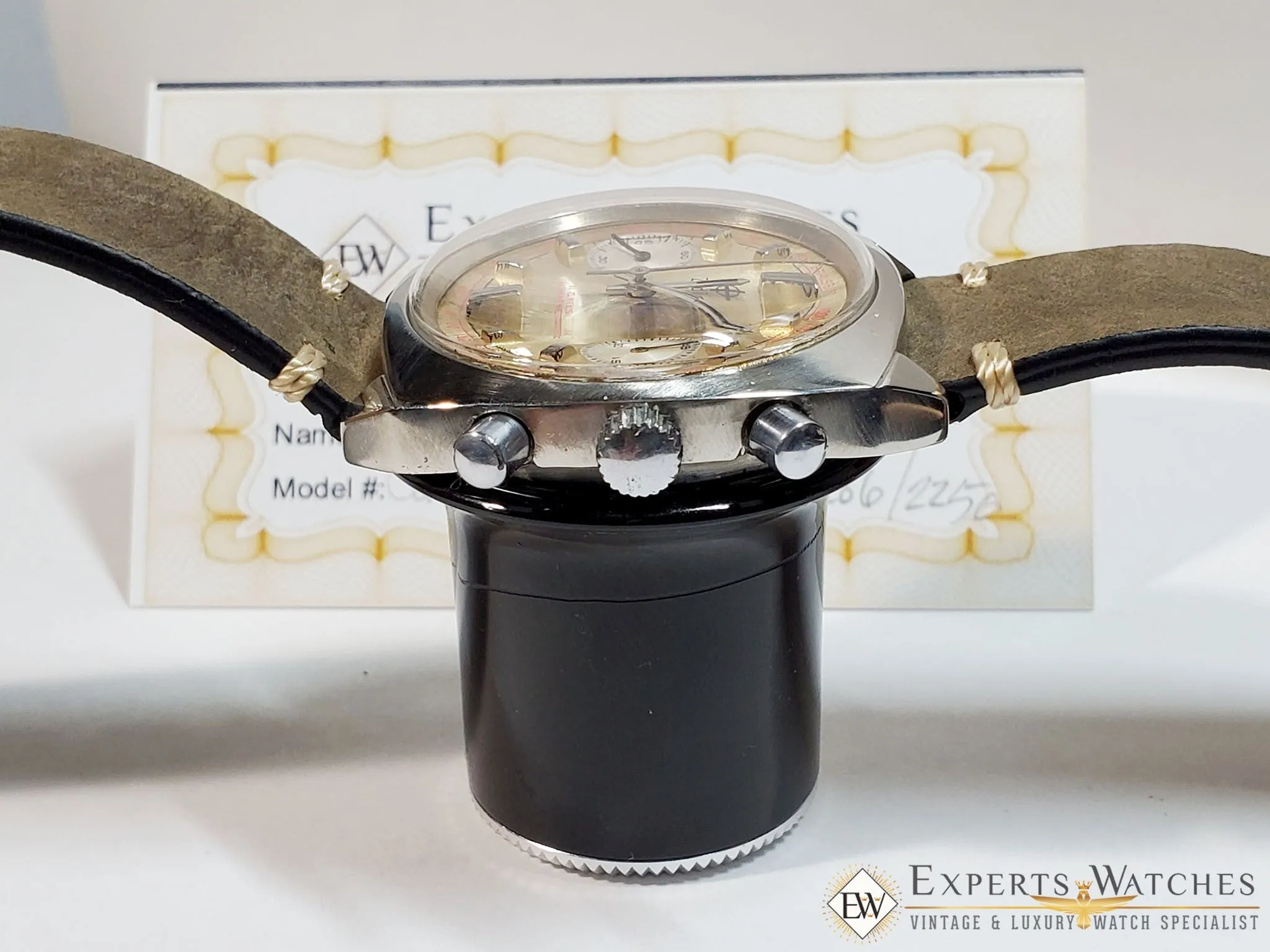 Serviced 1968 Vintage ZODIAC LE 'Camaro' Ref 9220 Chronograph VALJOUX 7730 Watch