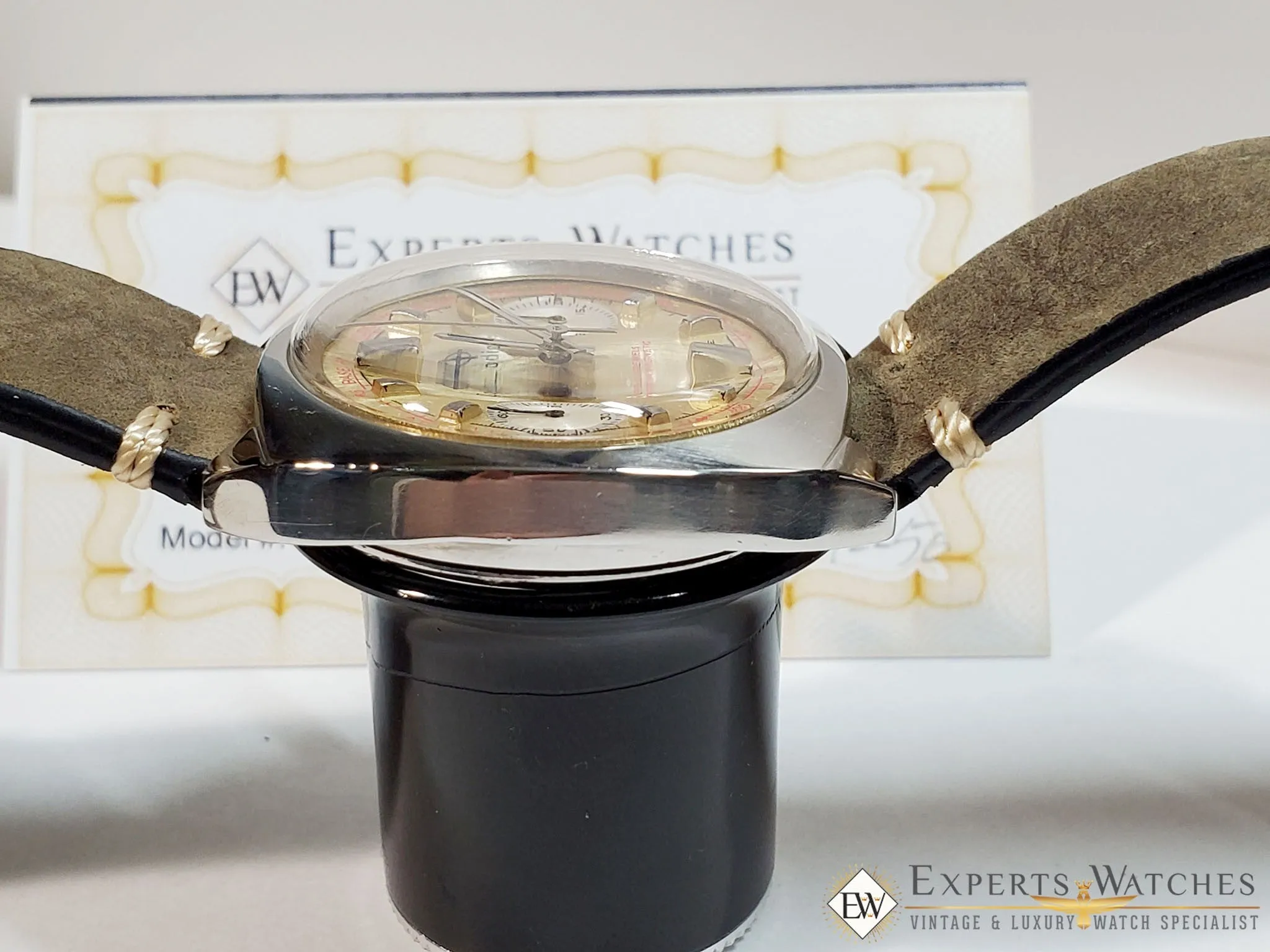 Serviced 1968 Vintage ZODIAC LE 'Camaro' Ref 9220 Chronograph VALJOUX 7730 Watch
