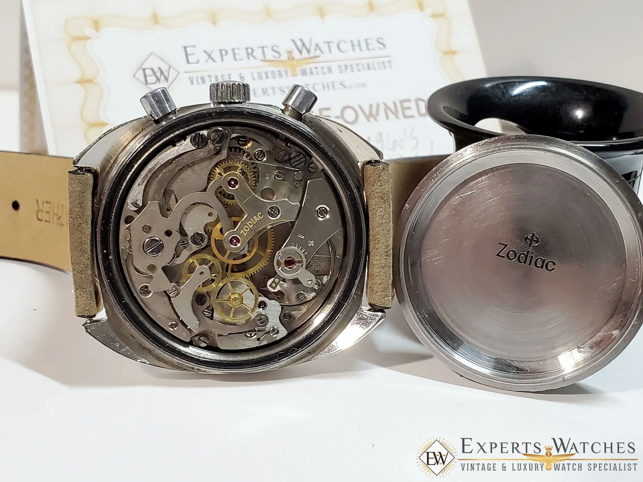 Serviced 1968 Vintage ZODIAC LE 'Camaro' Ref 9220 Chronograph VALJOUX 7730 Watch