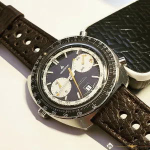 Serviced Vintage ChronoSport Chronograph Automatic Calibre 12 11 Orange Autavias
