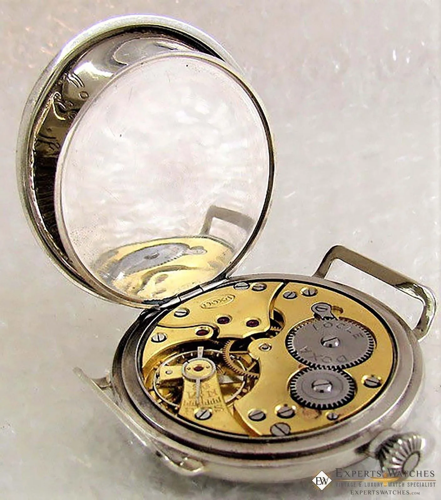 Serviced Vintage DOXA AVIATOR Large Military WWII Big Pilot's Watch 51mm Waffen