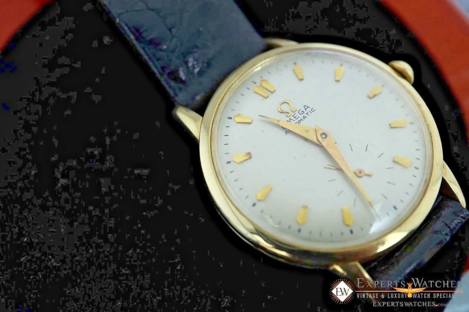 Serviced Vintage Omega F6212 14k Gold Filled 344 Bumper Automatic Watch 1952