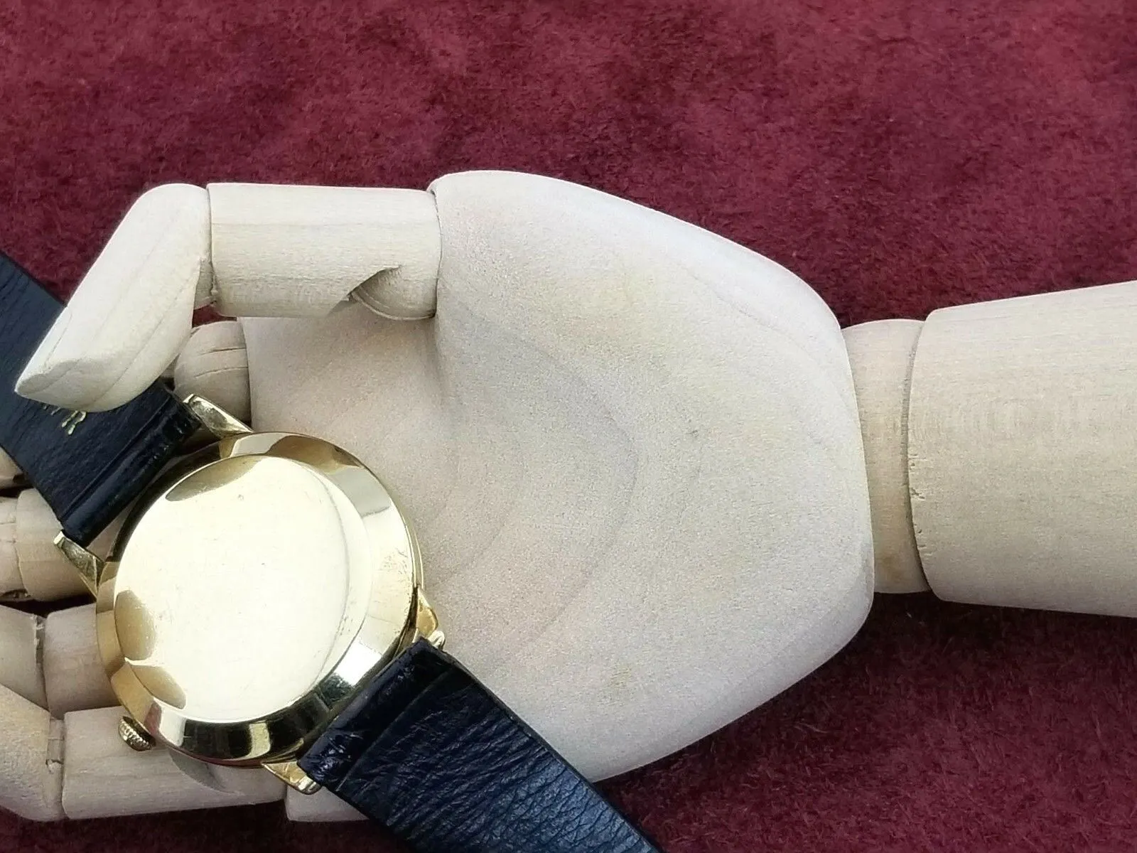 Serviced Vintage Omega F6212 14k Gold Filled 344 Bumper Automatic Watch 1952