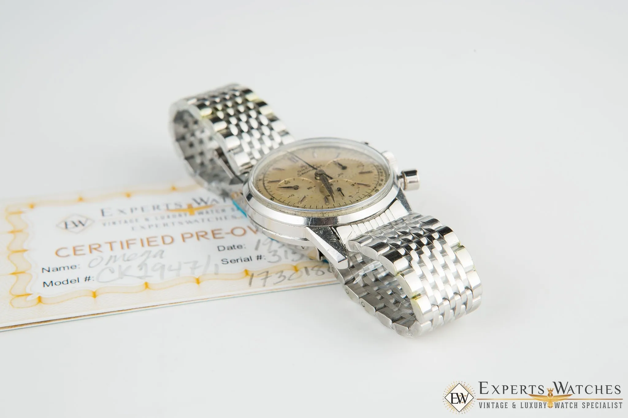 Serviced Vintage Omega SeaMaster Chronograph Cal 321 Watch CK 2947 Box & Papers