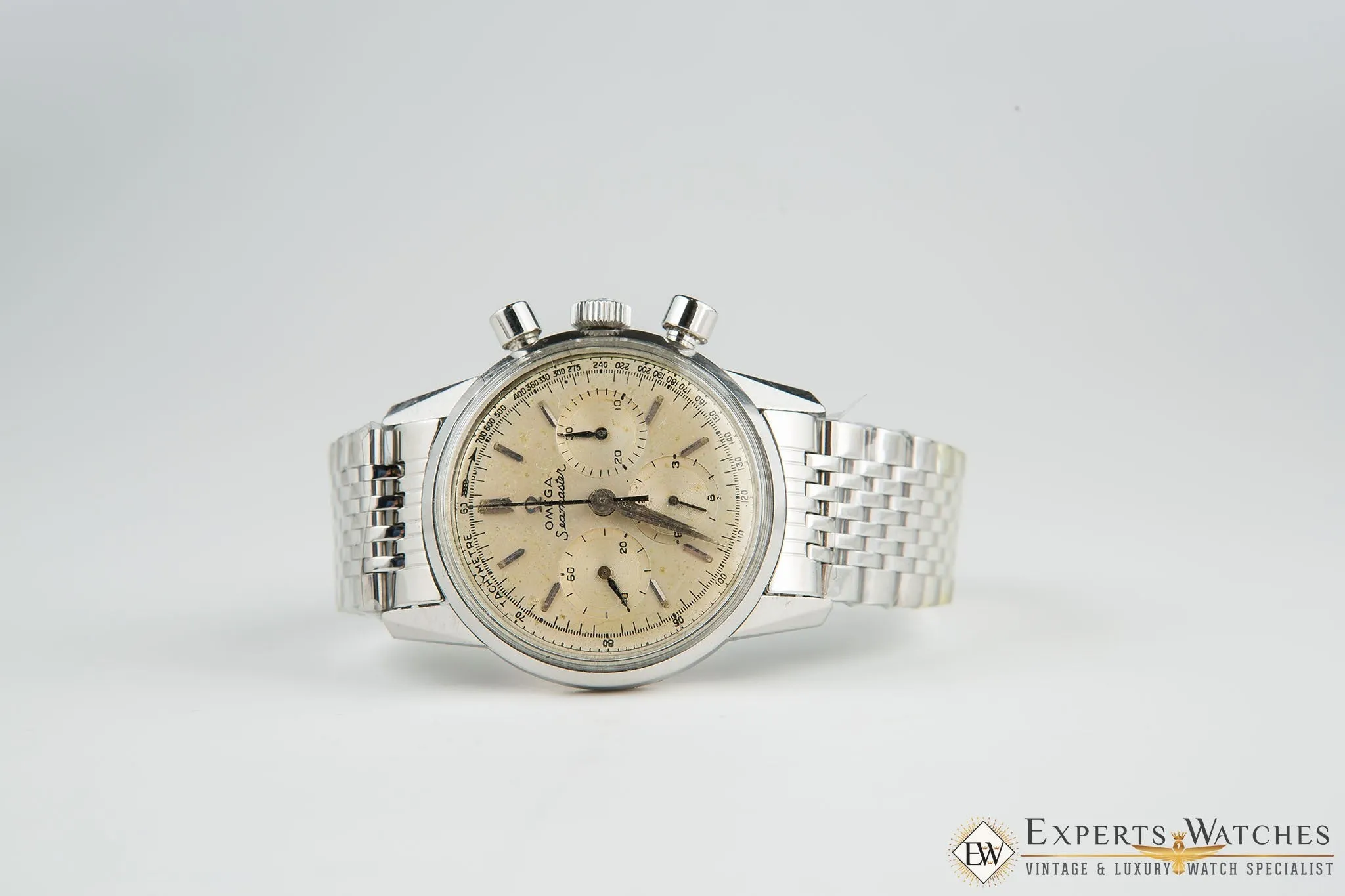 Serviced Vintage Omega SeaMaster Chronograph Cal 321 Watch CK 2947 Box & Papers