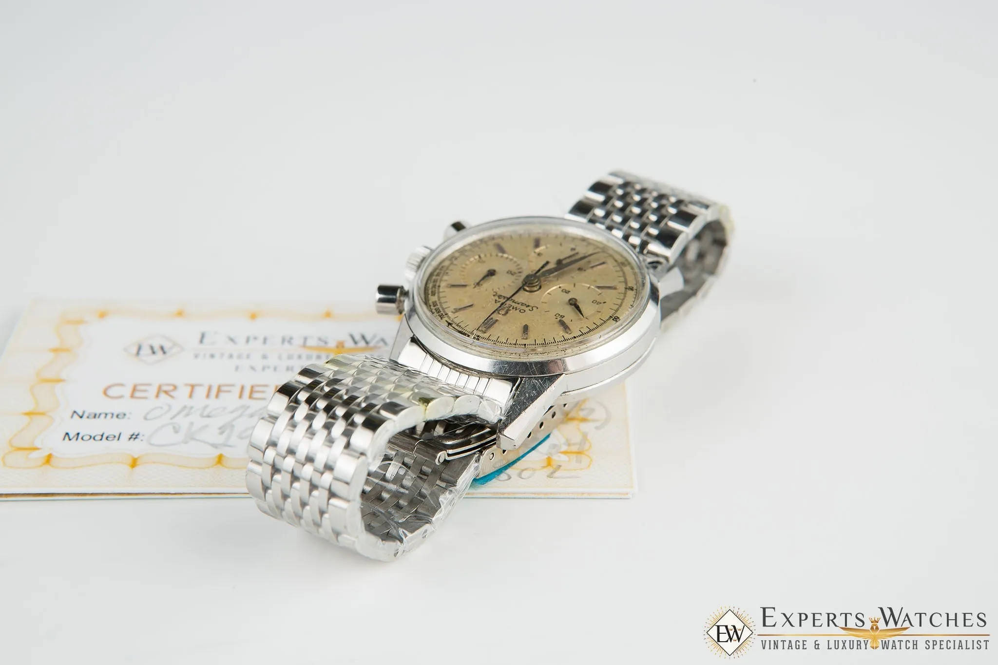 Serviced Vintage Omega SeaMaster Chronograph Cal 321 Watch CK 2947 Box & Papers