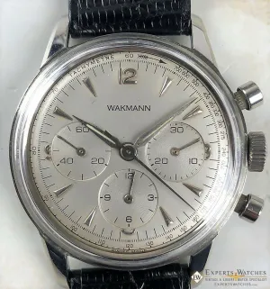 Servinced Vintage Wakmann Breitlilng Chronograph Lemania 1280 321 big eye Watch