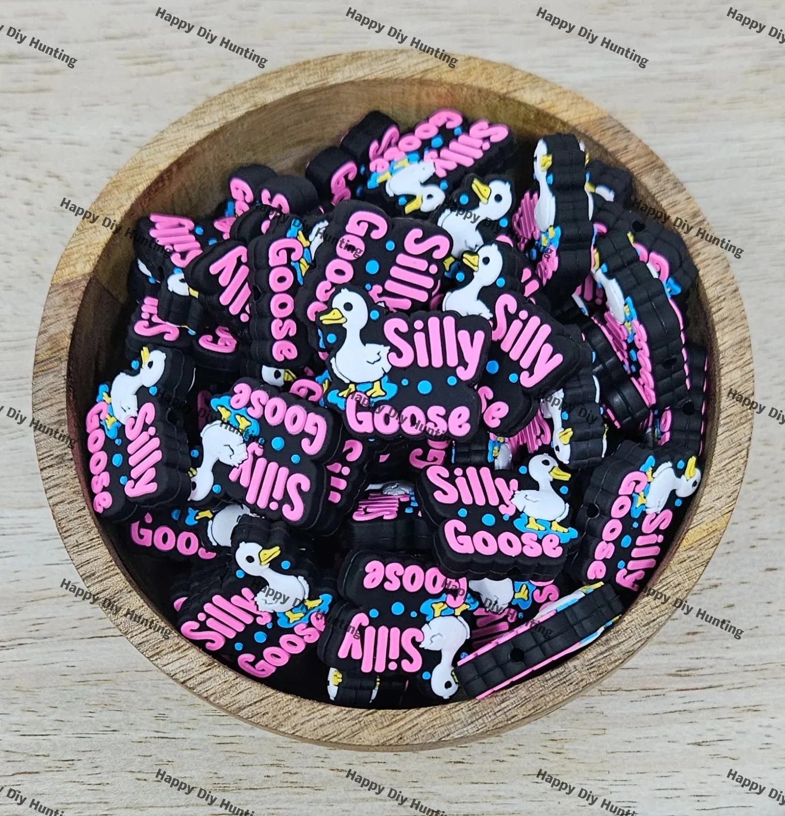 Silly Goose Silicone Focal Beads wholesale, silicone focal beads for pens