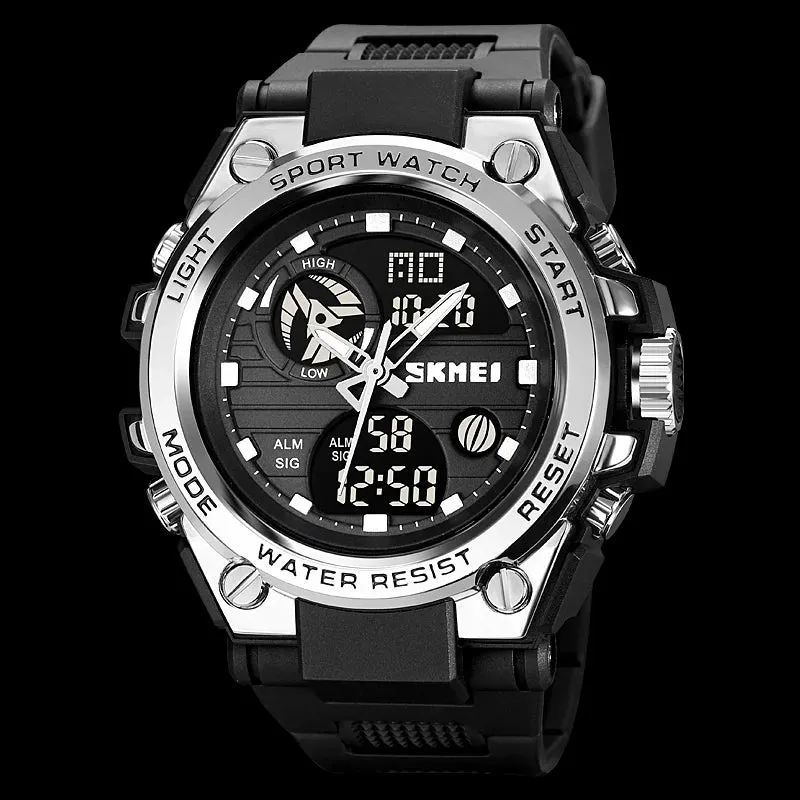 SKMEI Multifunction Dual Time Chrono Date Quartz Watch | SKMEI 2031
