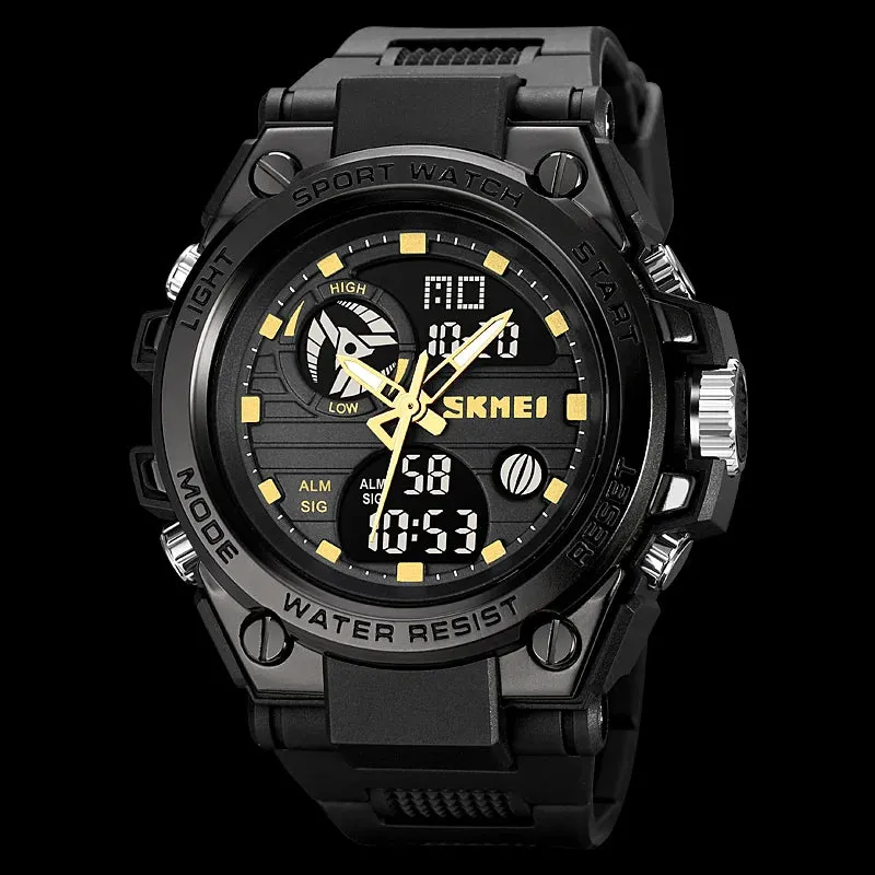 SKMEI Multifunction Dual Time Chrono Date Quartz Watch | SKMEI 2031
