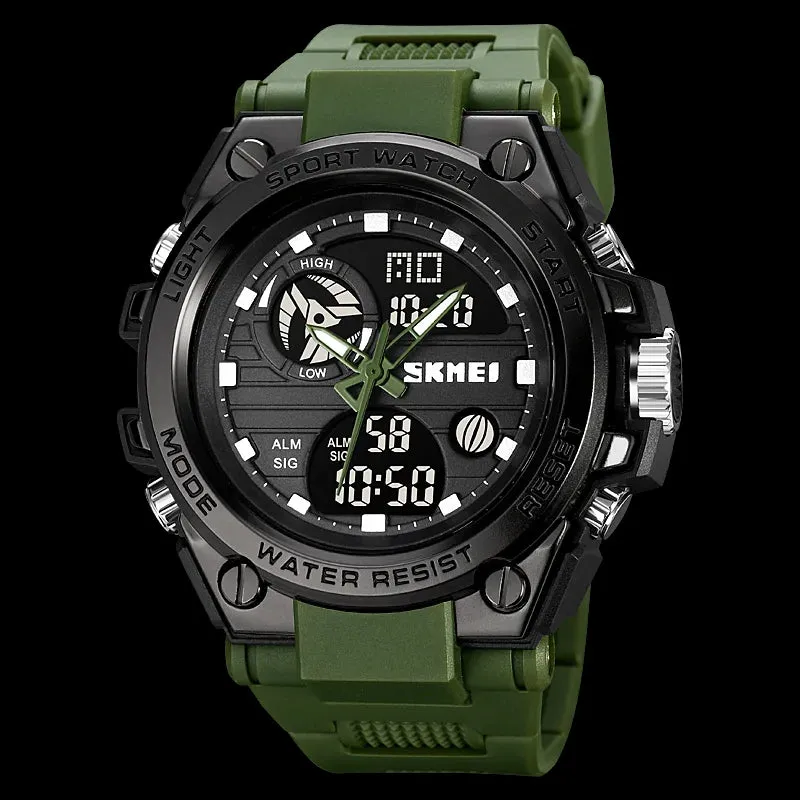 SKMEI Multifunction Dual Time Chrono Date Quartz Watch | SKMEI 2031