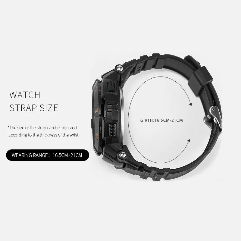 SMAEL Brand Mens Sports Watches Waterproof Digital LED Military Watch Men Fashion Casual Electronics Wristwatches Digital Clock