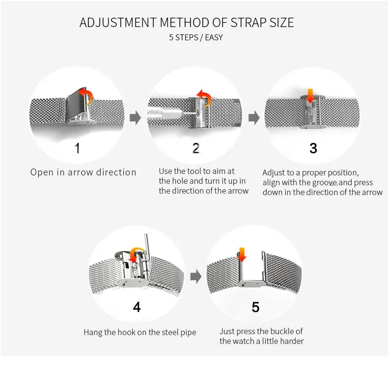 SMAEL Fashion Ultra-thin Mens Watches Waterproof Steel Mesh Belt Slim Quartz Watch Men Luxury Brand Classic Business Wristwatch