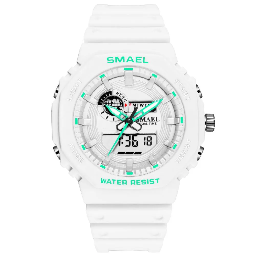 SMAEL Fashion Women Digital Watch Top Luxury Brands Sports Ladies Watches LED Quartz Small Dial Wrist Watch Relogio Feminino