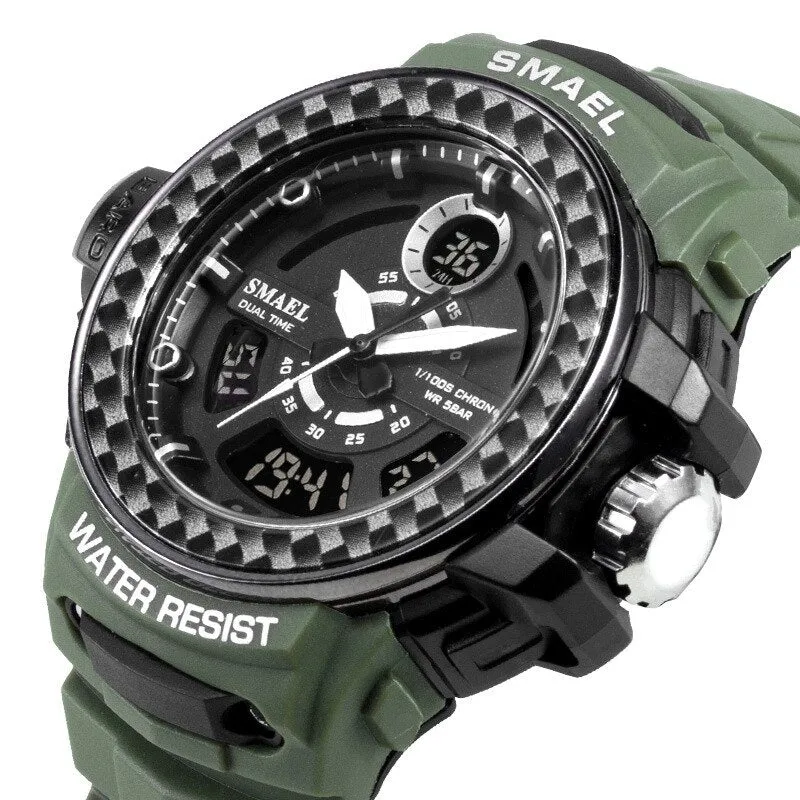 SMAEL Sports Men&#39;s Watches Top Brand Luxury Military Quartz Watch Men Waterproof Shock Wristwatches Relogio Masculino 2022 Clock