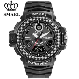 SMAEL Sports Men&#39;s Watches Top Brand Luxury Military Quartz Watch Men Waterproof Shock Wristwatches Relogio Masculino 2022 Clock