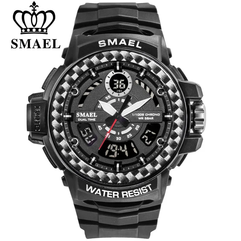SMAEL Sports Men&#39;s Watches Top Brand Luxury Military Quartz Watch Men Waterproof Shock Wristwatches Relogio Masculino 2022 Clock