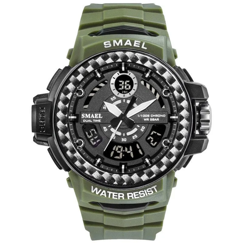 SMAEL Sports Men&#39;s Watches Top Brand Luxury Military Quartz Watch Men Waterproof Shock Wristwatches Relogio Masculino 2022 Clock