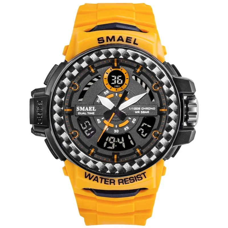 SMAEL Sports Men&#39;s Watches Top Brand Luxury Military Quartz Watch Men Waterproof Shock Wristwatches Relogio Masculino 2022 Clock