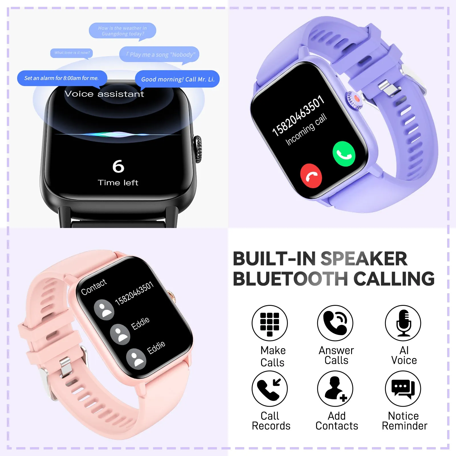 Smart Watch for Men Women Make Calls 1.83" HD Big Screen Sports Smartwatch for iPhone Android Waterproof 100  Sports Modes Fitness Tracker Activity Tracker with Heart Rate Blood Glucose Sleep Monitor