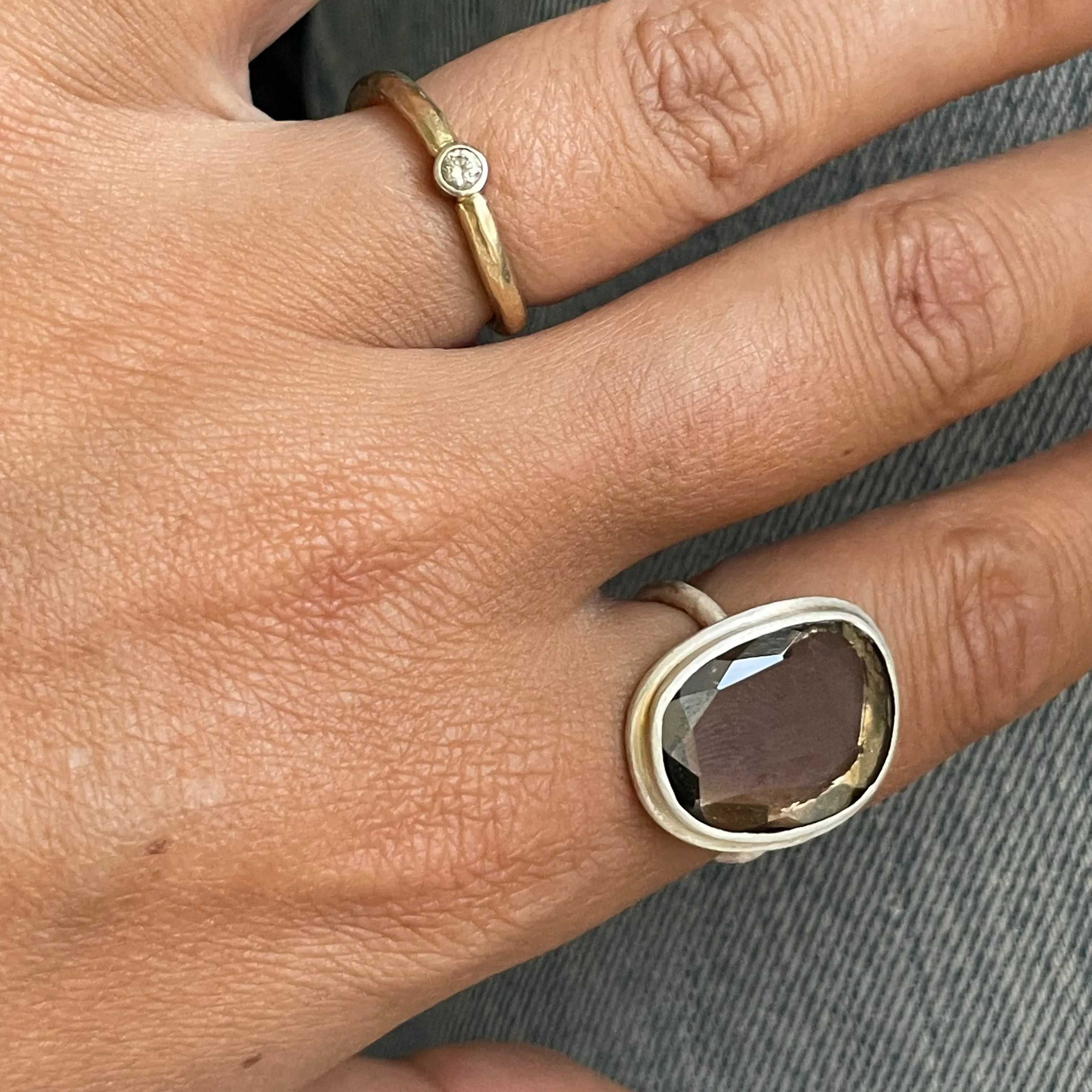 Smoky Quartz Maxi Slice