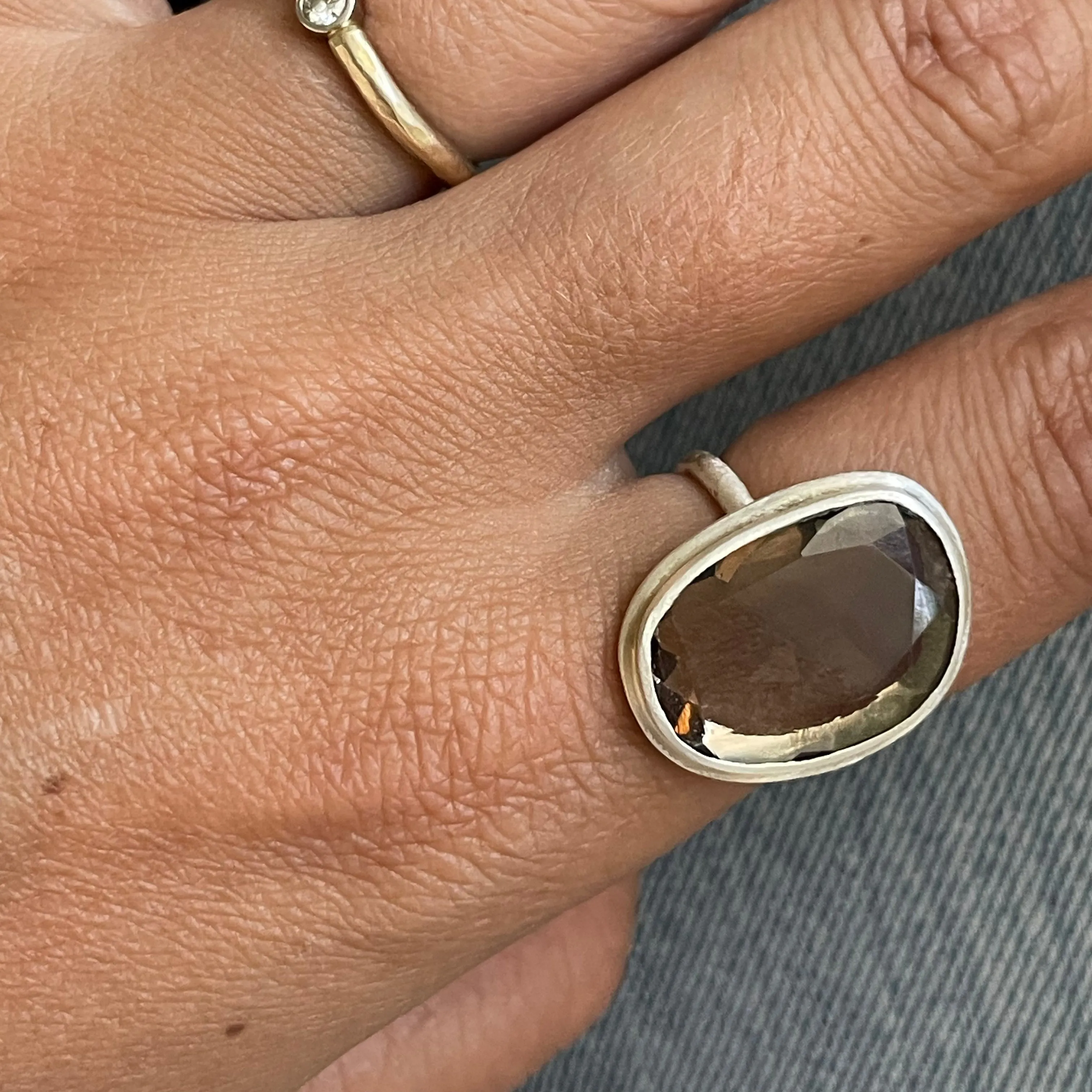 Smoky Quartz Maxi Slice