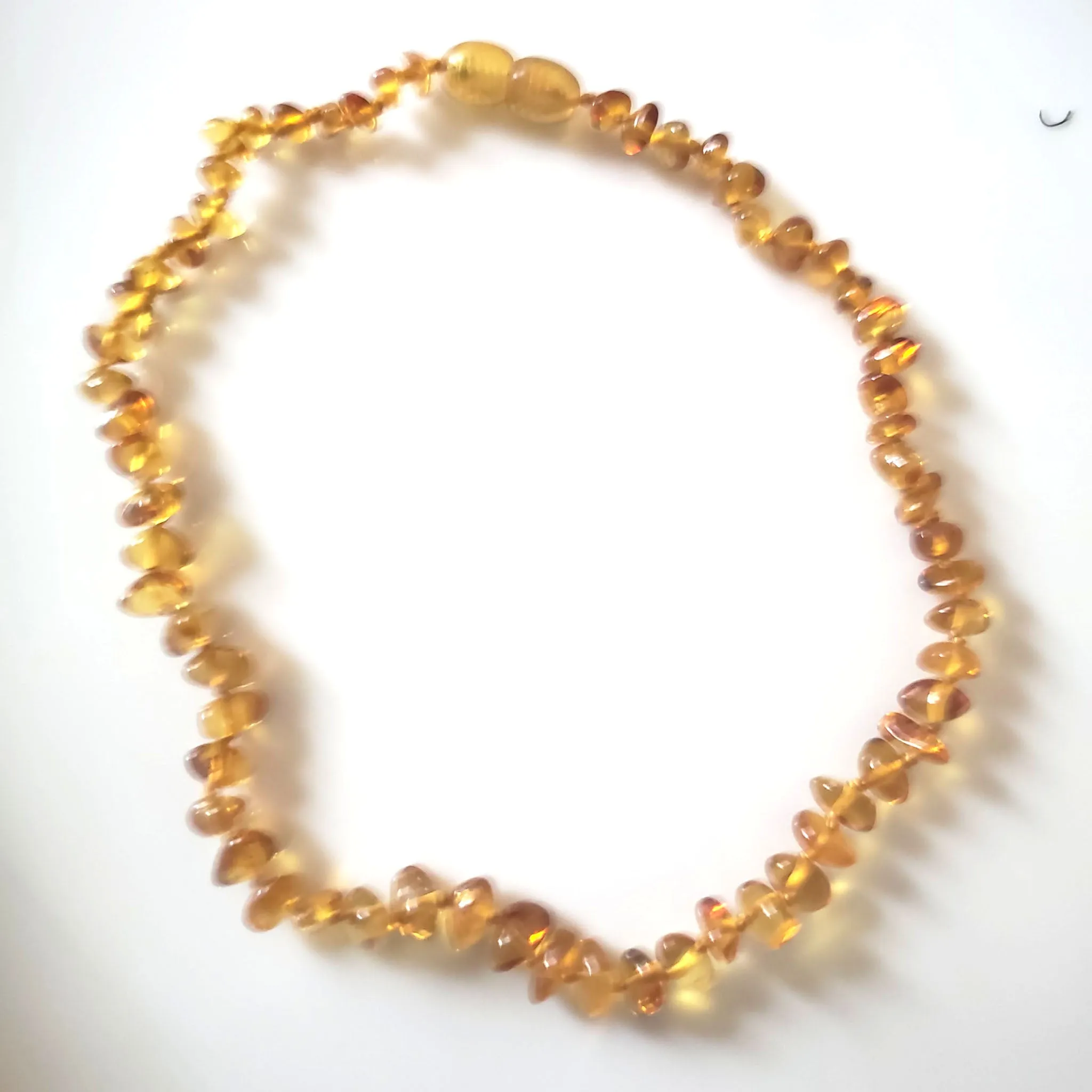 Smooth Baby Teething Natural Honey Amber Beads