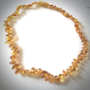 Smooth Baby Teething Natural Honey Amber Beads