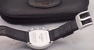 Sold!!! Men's Locman Nuovo Chronograph Aluminium very light Sport Watch 015 Black