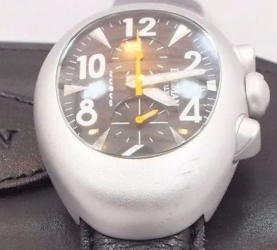 Sold!!! Men's Locman Nuovo Chronograph Aluminium very light Sport Watch 015 Black