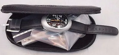 Sold!!! Men's Locman Nuovo Chronograph Aluminium very light Sport Watch 015 Black