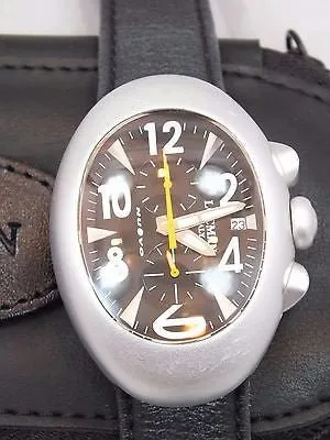 Sold!!! Men's Locman Nuovo Chronograph Aluminium very light Sport Watch 015 Black