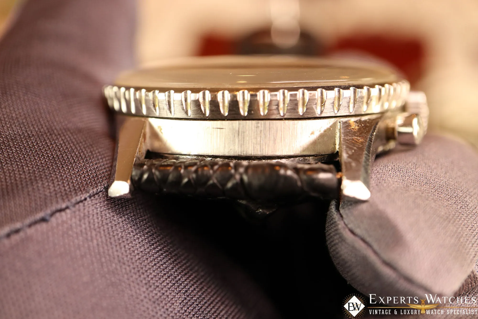 Sold!!!! Vintage Serviced 1966 Breitling 806 Navitimer Panda Dial Pilot CPO Watch Two Jet