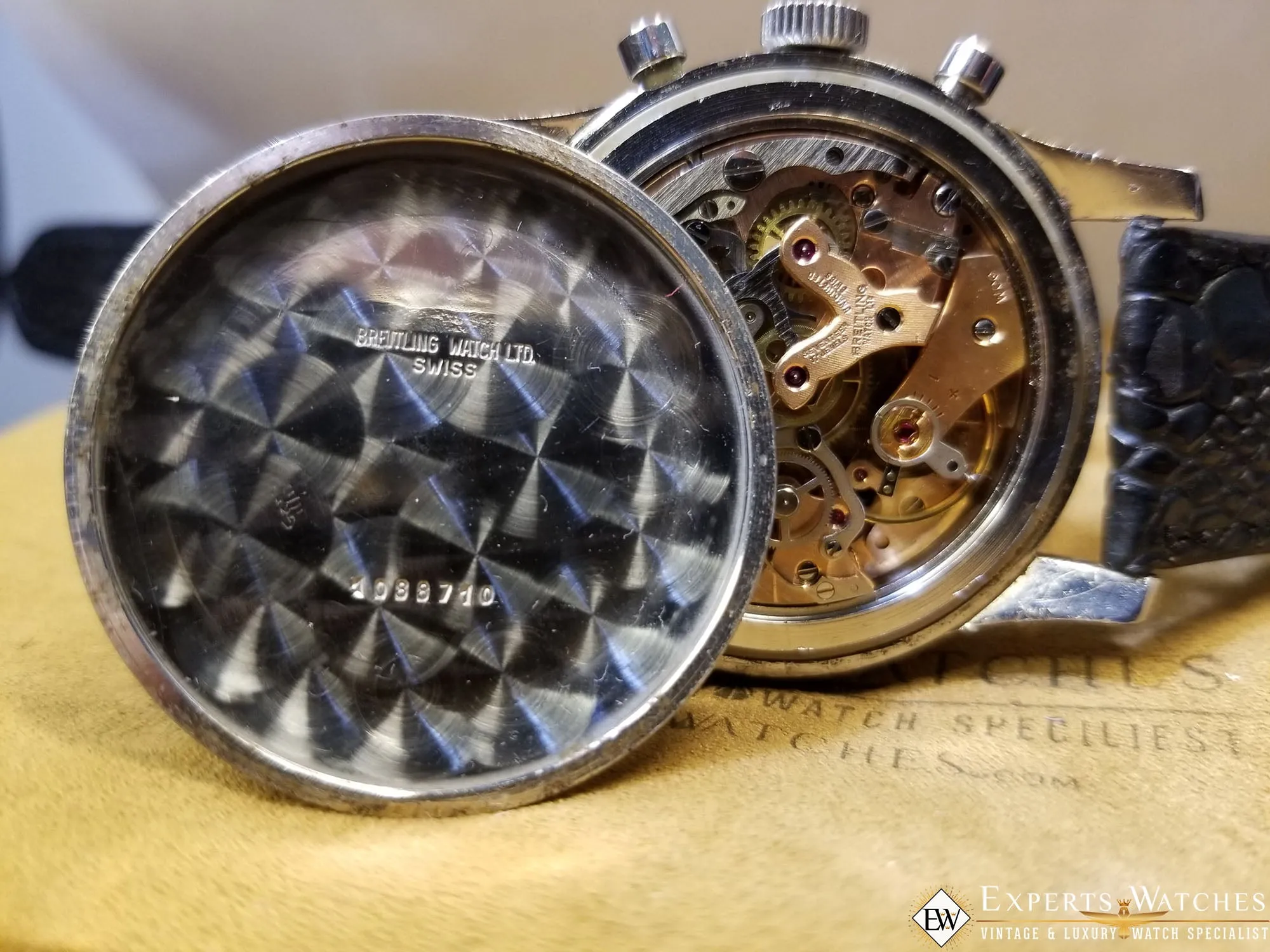 Sold!!!! Vintage Serviced 1966 Breitling 806 Navitimer Panda Dial Pilot CPO Watch Two Jet