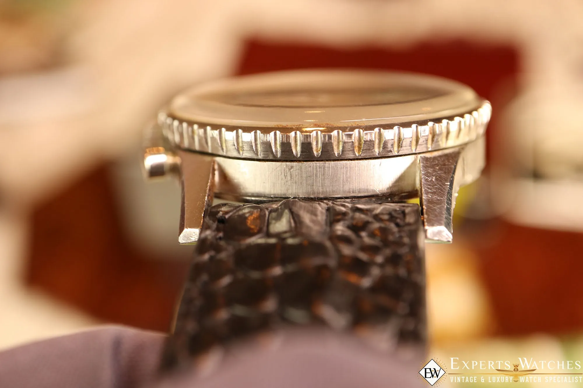 Sold!!!! Vintage Serviced 1966 Breitling 806 Navitimer Panda Dial Pilot CPO Watch Two Jet