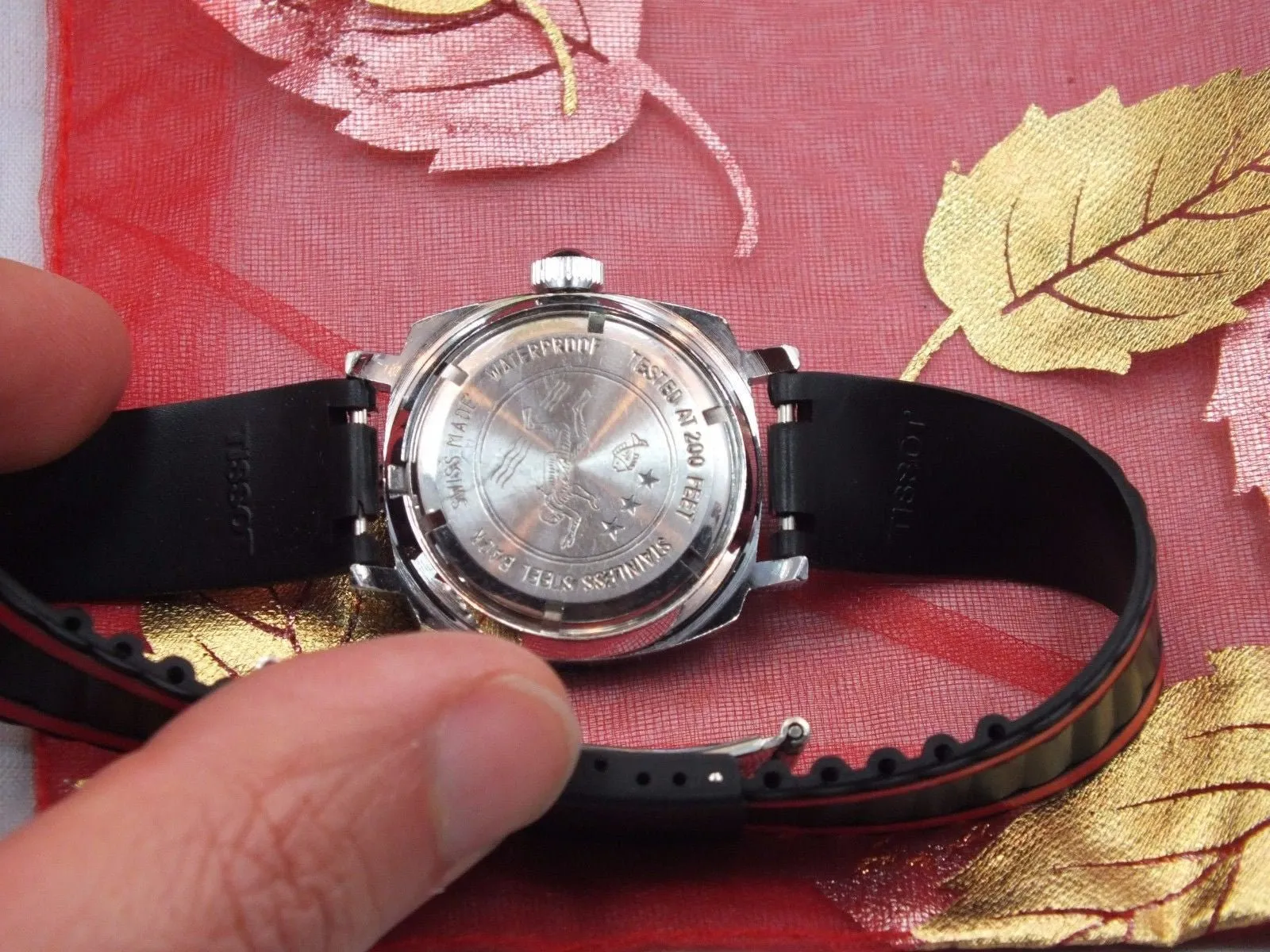 Sold!!! Vintage Women Omnia Divers Diving Watch Bezel  with Tissot band