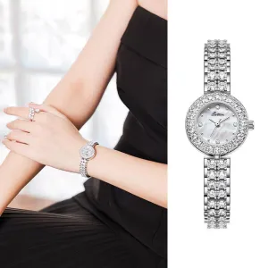 Sotoiru Bracelet Watches Round Full Zircon Watch for Women Gifts T2027