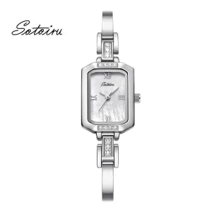 Sotoiru Ladies Square Watches Minimal Design for Daily Wear T3028W
