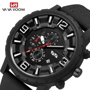 Sports Waterproof Watch Men 2019 New Mens Watches Top Brand Luxury Quartz Watch Casual Leather Military Clock Relogio Masculino