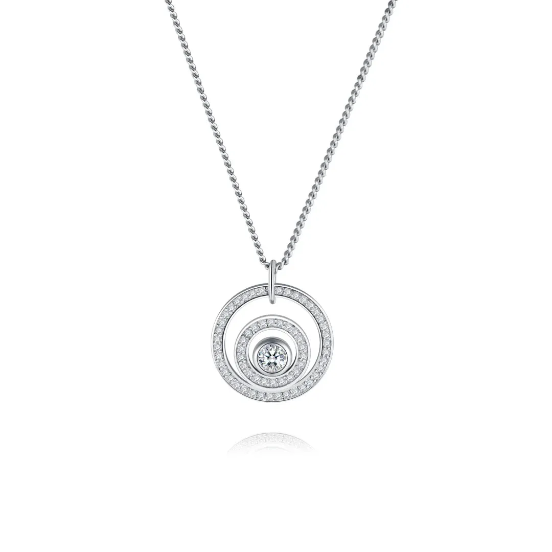 Star Track Necklace Orbit Collection by Parastoo Behzad