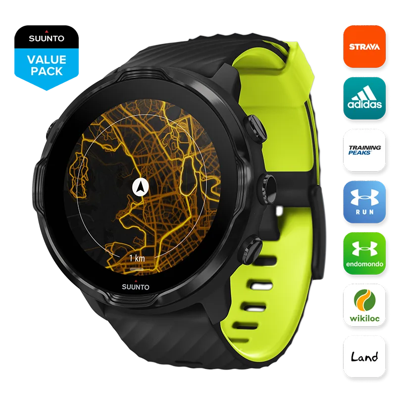 Suunto 7 Black Lime