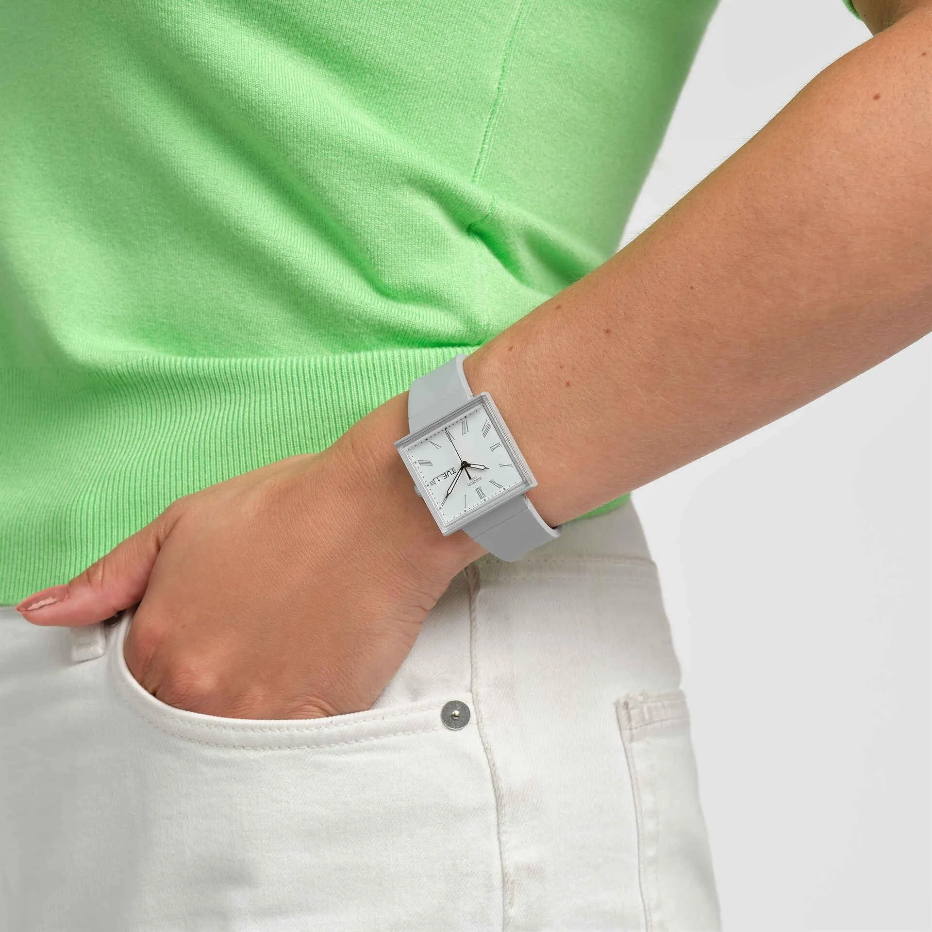 Swatch What If ... Gray watch? BIOCERAMIC What if? Collection 33mm SO34M700